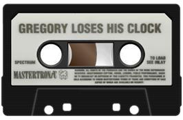 Cartridge artwork for Gregory Loses His Clock on the Sinclair ZX Spectrum.
