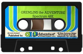 Cartridge artwork for Gremlins - The Adventure on the Sinclair ZX Spectrum.