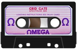Cartridge artwork for Grid Gate on the Sinclair ZX Spectrum.