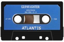 Cartridge artwork for Gunfighter on the Sinclair ZX Spectrum.
