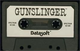 Cartridge artwork for Gunslinger on the Sinclair ZX Spectrum.