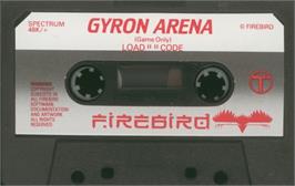 Cartridge artwork for Gyron Arena on the Sinclair ZX Spectrum.