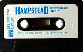 Cartridge artwork for Hampstead on the Sinclair ZX Spectrum.