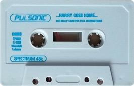 Cartridge artwork for Harry Goes Home on the Sinclair ZX Spectrum.