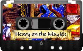 Cartridge artwork for Heavy on the Magick on the Sinclair ZX Spectrum.