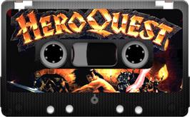 Cartridge artwork for Hero Quest: Return of the Witch Lord on the Sinclair ZX Spectrum.