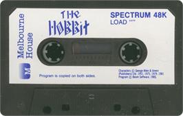 Cartridge artwork for Hobbit, The on the Sinclair ZX Spectrum.