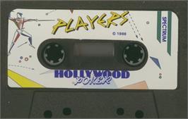 Cartridge artwork for Hollywood Poker on the Sinclair ZX Spectrum.