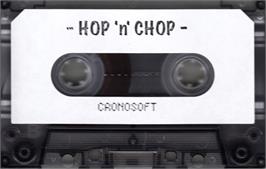 Cartridge artwork for Hop 'n' Chop on the Sinclair ZX Spectrum.