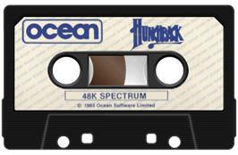 Cartridge artwork for Hunchback on the Sinclair ZX Spectrum.