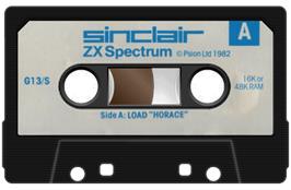 Cartridge artwork for Hungry Horace on the Sinclair ZX Spectrum.