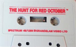 Cartridge artwork for Hunt For Red October, The - The Movie on the Sinclair ZX Spectrum.