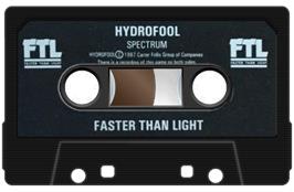Cartridge artwork for Hydrofool on the Sinclair ZX Spectrum.