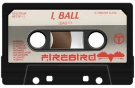 Cartridge artwork for I,ball on the Sinclair ZX Spectrum.