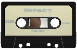 Cartridge artwork for Impact on the Sinclair ZX Spectrum.