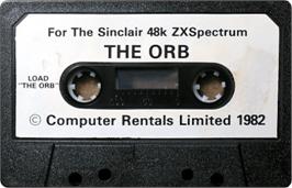Cartridge artwork for In Search of the Orb on the Sinclair ZX Spectrum.