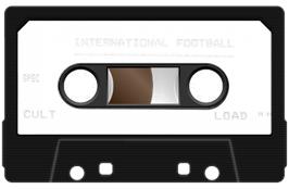 Cartridge artwork for International Football on the Sinclair ZX Spectrum.