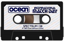 Cartridge artwork for International Match Day on the Sinclair ZX Spectrum.