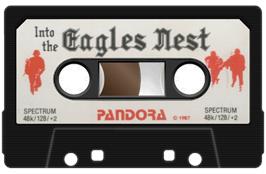 Cartridge artwork for Into the Eagle's Nest on the Sinclair ZX Spectrum.