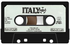 Cartridge artwork for Italy 1990 on the Sinclair ZX Spectrum.