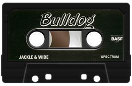 Cartridge artwork for Jackle and Wide on the Sinclair ZX Spectrum.
