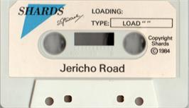 Cartridge artwork for Jericho Road on the Sinclair ZX Spectrum.