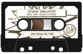 Cartridge artwork for Jet Bike Simulator on the Sinclair ZX Spectrum.