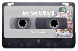 Cartridge artwork for Jet Set Willy II: The Final Frontier on the Sinclair ZX Spectrum.