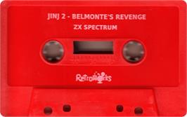 Cartridge artwork for Jinj 2 - Belmonte's Revenge on the Sinclair ZX Spectrum.