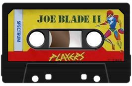 Cartridge artwork for Joe Blade 2 on the Sinclair ZX Spectrum.