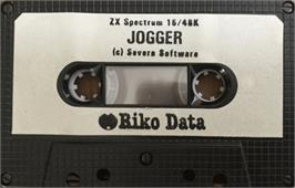 Cartridge artwork for Jogger on the Sinclair ZX Spectrum.