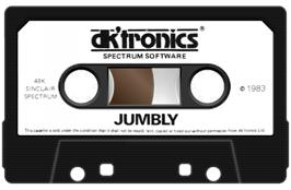 Cartridge artwork for Jumbly on the Sinclair ZX Spectrum.
