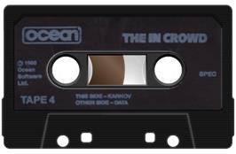 Cartridge artwork for Karnov on the Sinclair ZX Spectrum.