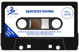 Cartridge artwork for Kentucky Racing on the Sinclair ZX Spectrum.