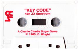 Cartridge artwork for Keycode on the Sinclair ZX Spectrum.
