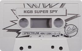 Cartridge artwork for Kgb Super Spy on the Sinclair ZX Spectrum.