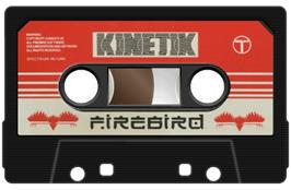 Cartridge artwork for Kinetik on the Sinclair ZX Spectrum.