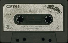 Cartridge artwork for Korth Trilogy, The 3 - Into The Empire on the Sinclair ZX Spectrum.
