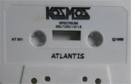 Cartridge artwork for Kosmos on the Sinclair ZX Spectrum.
