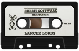 Cartridge artwork for Lancer Lords on the Sinclair ZX Spectrum.