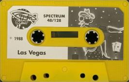 Cartridge artwork for Las Vegas Casino on the Sinclair ZX Spectrum.