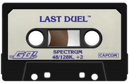 Cartridge artwork for Last Duel on the Sinclair ZX Spectrum.