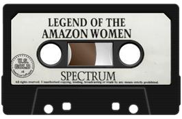 Cartridge artwork for Legend Of The Amazon Women on the Sinclair ZX Spectrum.
