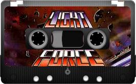 Cartridge artwork for Lightforce on the Sinclair ZX Spectrum.