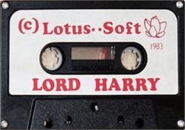 Cartridge artwork for Lord Harry on the Sinclair ZX Spectrum.