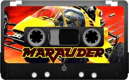 Cartridge artwork for Marauder on the Sinclair ZX Spectrum.