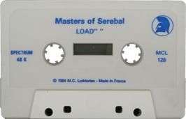 Cartridge artwork for Masters Of Serebal, The on the Sinclair ZX Spectrum.
