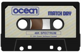 Cartridge artwork for Match Day on the Sinclair ZX Spectrum.