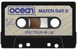 Cartridge artwork for Match Day 2 on the Sinclair ZX Spectrum.