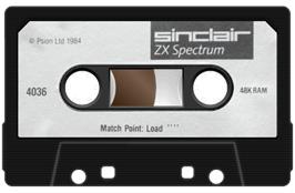 Cartridge artwork for Match Point on the Sinclair ZX Spectrum.